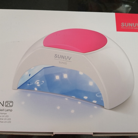 Other - SUNUV Nail Lamp with Pink and Blue Accents